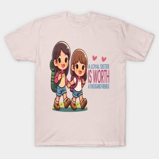 Sisters Bond: Adventure and Loyalty T-Shirt